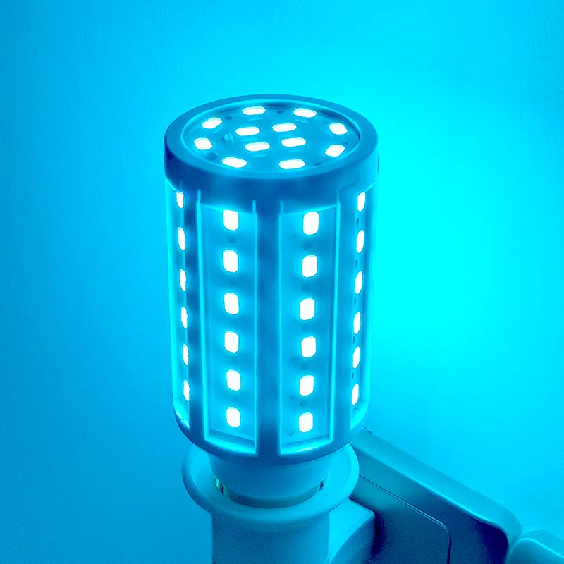 5W 10W 15W 20W 30W E27 LED 옥수수 램프 실내 조명 홈 램프 녹색 핑크 정원 잔디 풍경 장식 전구 SMD5730