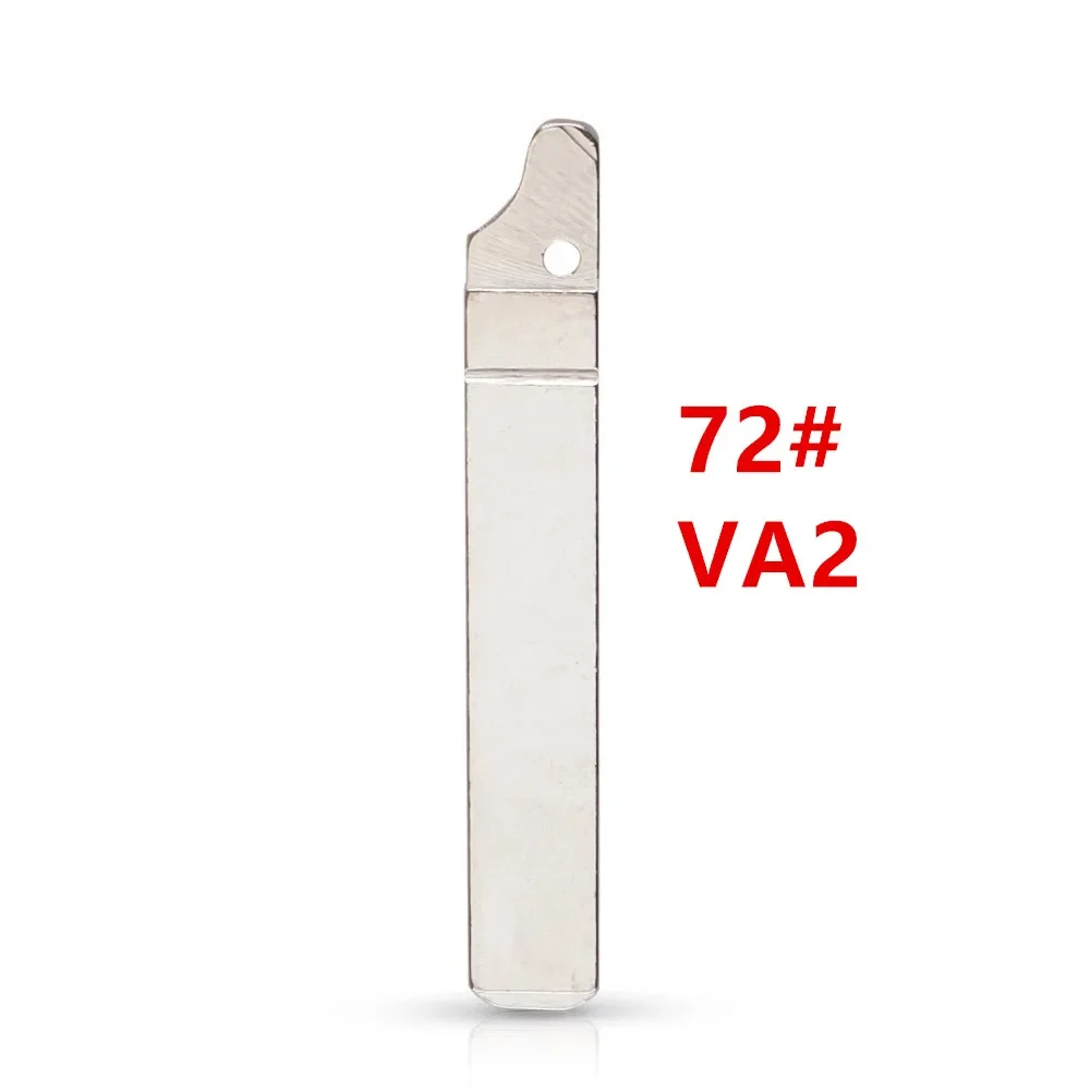 

10pcs 72# VA2 VA2T 73# HU83 original key blade Flip uncut Car Key Blade For Peugeot 307 407 Citroen Renault