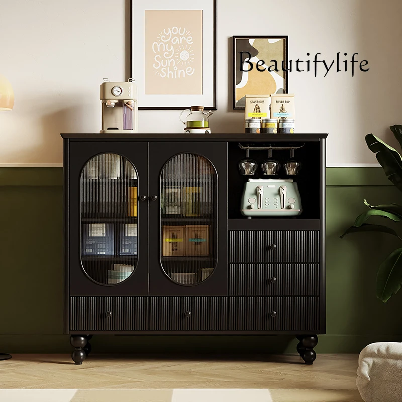 

American Solid Wood Sideboard Household Minimalist Modern Entrance Cabinet