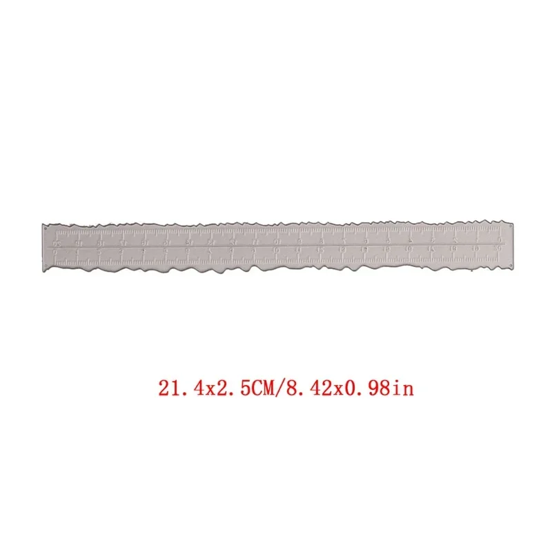 Ruler Metal Cutting Die Creative Irregular Shape Embossing Script Stencils metal cutting dies embossing cutting die cutting dies