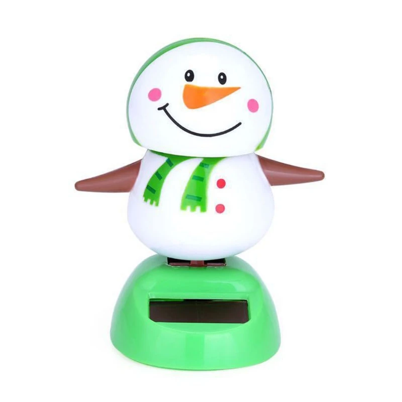 Figurines De Danse À Énergie Solaire | Figurines Dansantes De Noël À  Énergie Solaire | Elan Père Noël Bonhomme De Neige Pingouin Figurines De La