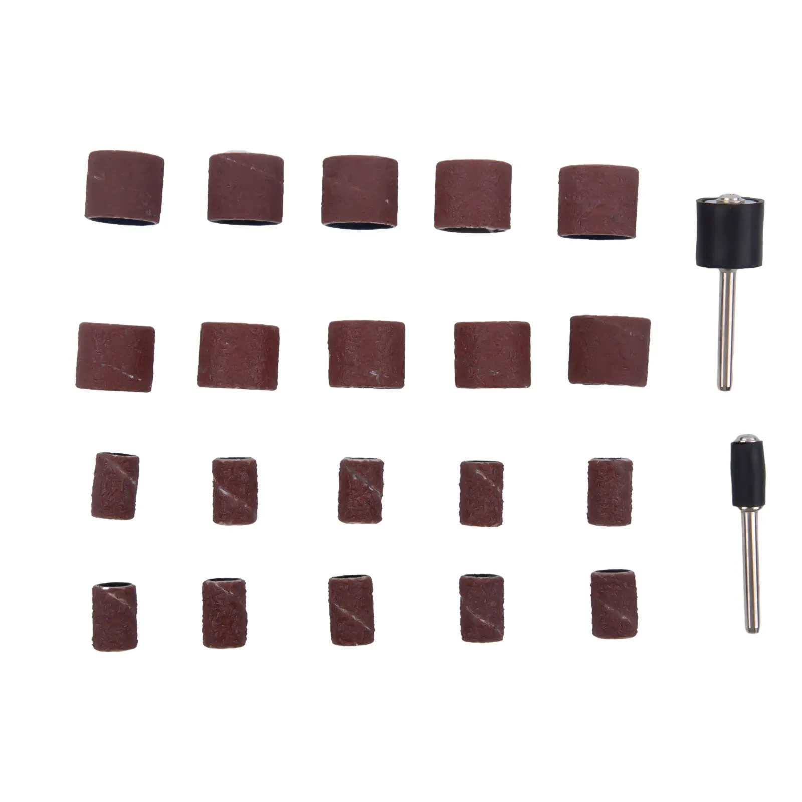 Sanding Kits Extension Rod Sanding Ring Mandrels Drum Kit 22Pcs Set Rotary Tool Workshop Equipment