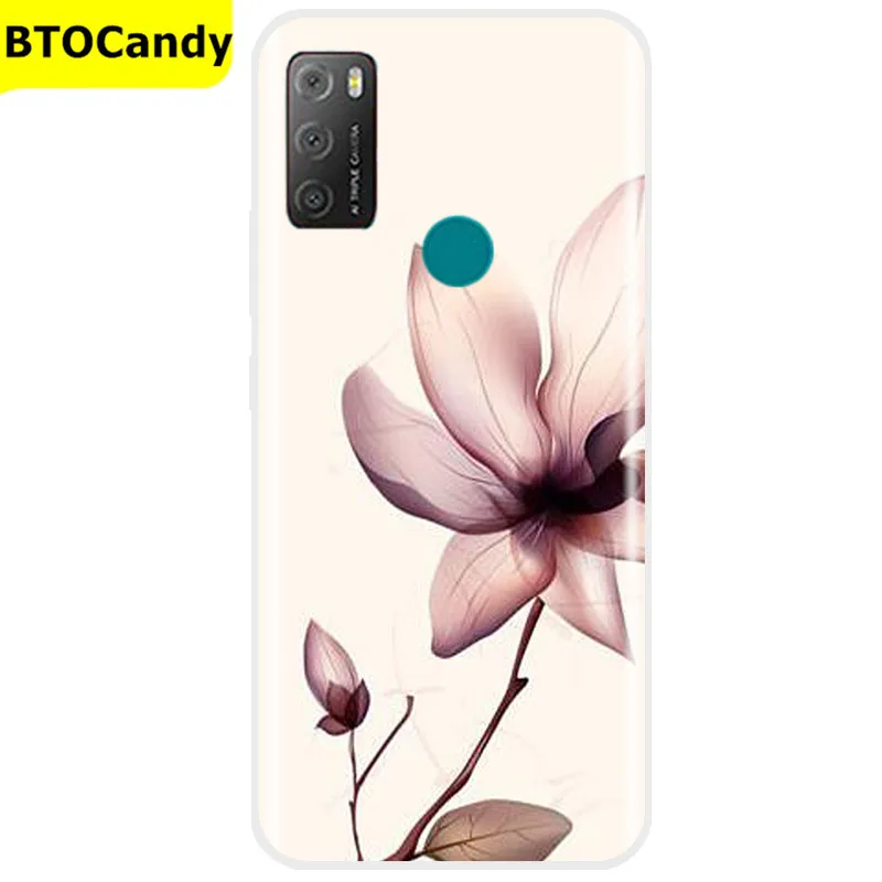 Painted Case For Alcatel 1S 2021 6025H Case TPU Soft Silicone Cover Phone Case For Alcatel 1S 2021 Case Tpu Cover Bumper Coque waterproof cell phone pouch Cases & Covers