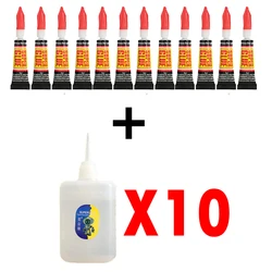 Fournitures de bureau en métal et cuir, Super colle 22p 502 à liaison rapide, caoutchouc, Cyanoacrylate à séchage rapide de haute qualité, Super colle forte 