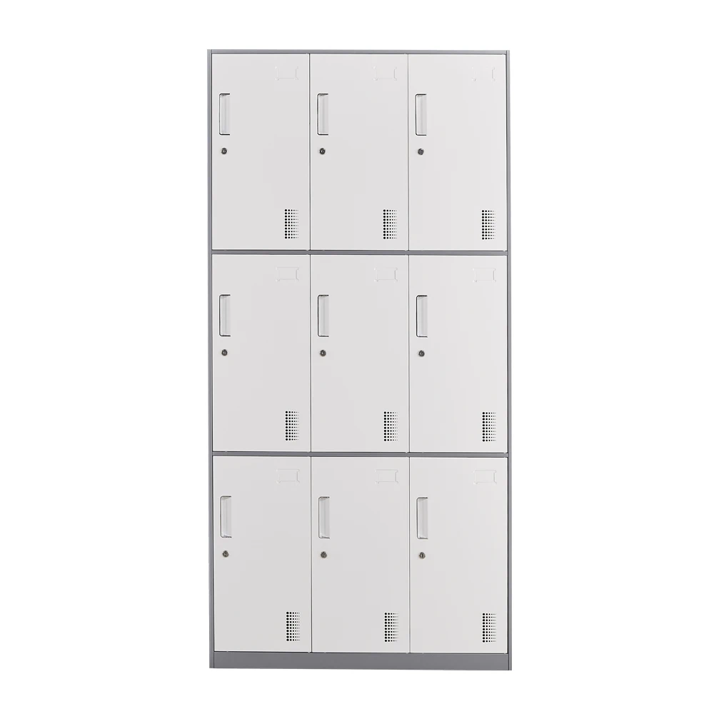 

Metal Cupboard for Storage, Steel Locker, School and Gym, Office Furniture, 6 Door, China Manufacturer