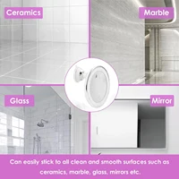 LED Makeup Magnifying Mirror 3 Light Colors Illuminated with 10x Magnification and Suction Cup 360° Rotation Brightness Dimmable - Image 6