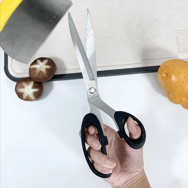 10-Inch Black Stainless Steel Tailoring Scissors 4