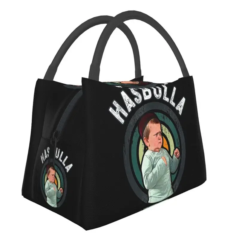 

Hasbulla Thermal Insulated Lunch Bags Women Funny Hasbulla Hasbullah Smile Portable Lunch Container Meal Food Box
