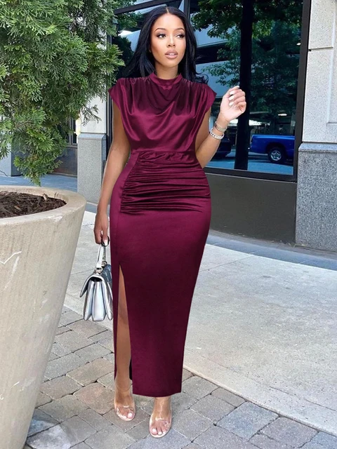 Burgundy Dresses Plus Size 4xl Sexy 