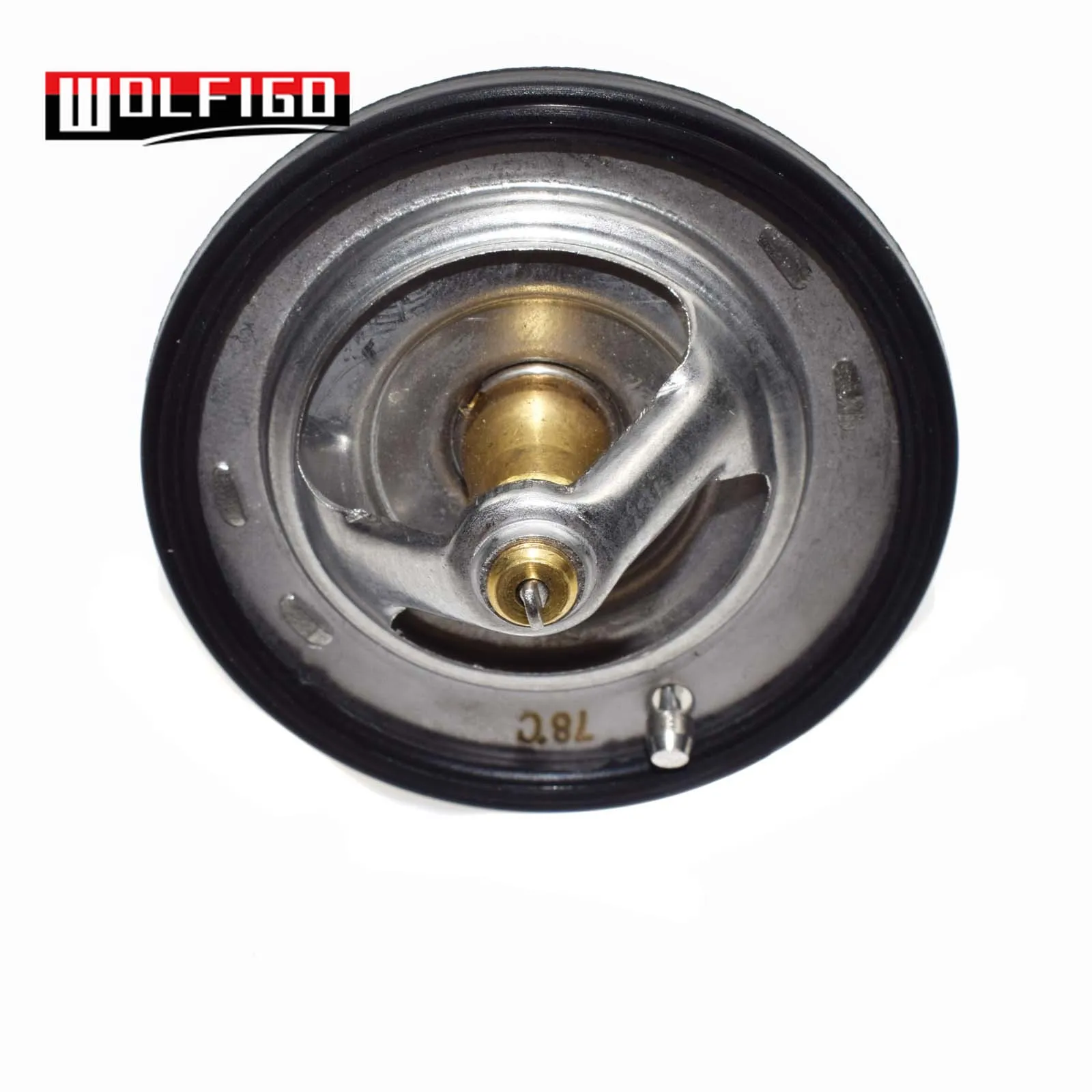 WOLFIGO New 78 Deg Engine Coolant Thermostat With Gasket for Subaru Legacy Forester Impreza 21200AA072,21236AA010,21200-AA070