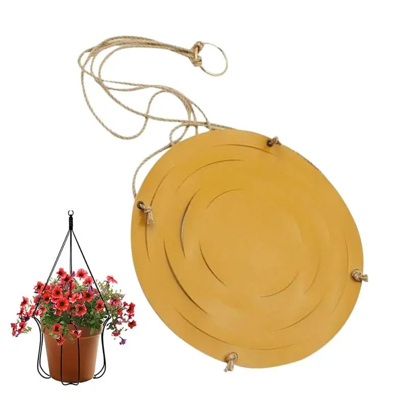 

Indoor Hang Planter Plant Hanger Cover Hang Planter Mesh Planter PU Leather Decorative Flower Baskets Flower Pot Container