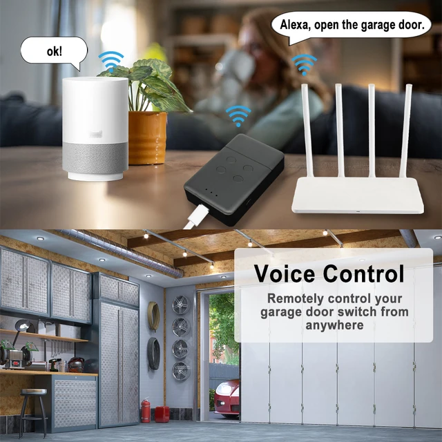 Hormann ECOSTAR RSE2-433 RSC2-433 Remote Control Rolling Code Tuya WiFi Smartlife Electric Garage Door / Gate Remote Control 5