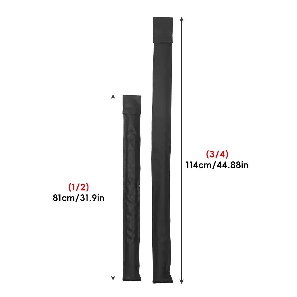 1Pc Billiard Cue Storage Bags One Shoulder Nylon Pool Stick Carrying Pouch for 1/2 or 3/4 Cue Lightweight Billiard Accessories