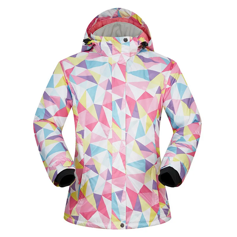 MUTUSNOW New Winter Women's Warm Snow Clothes Breathable Waterproof Ski Sport Hoodies Outdoor Female Snowboard Ski Jacket