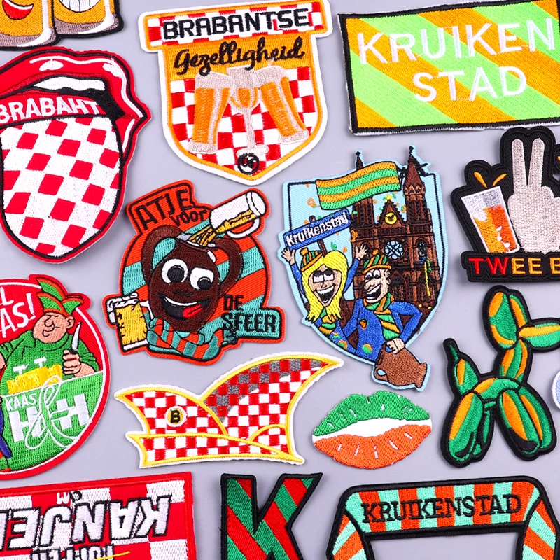 OeteldonkBorduurpatchNederlandKruikenstadCarnavalPartijSmeltbare