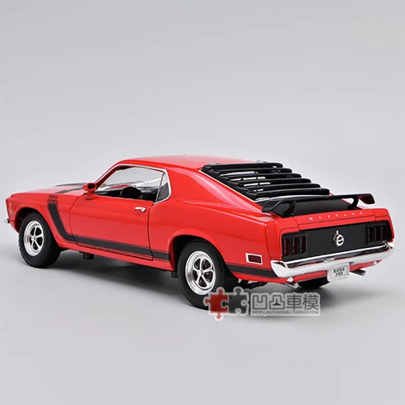 Decorazione In Metallo Ford Mustang Boss 302 Welly Original 1:18 Muscle Car Simulazione Lega Modello Di Auto Decorazione Regalo Da Collezione