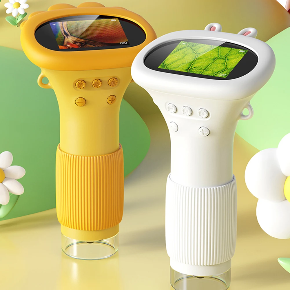 Description Picture 5 of item1000X Pocket Microscope for Kids 2 Inch IPS Screen Lab Digital Microscopes Equipment Children Biological Insect Coin Magnifier