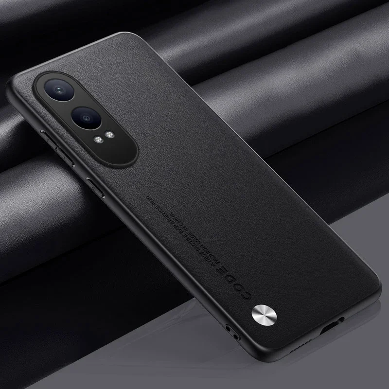 Premium PU Leather Silicone Hybrid Phone Case - Luxurious Full Protection Back Cover