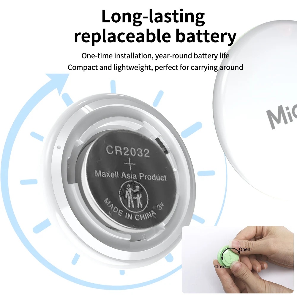 Enhanced Wireless Bluetooth Luggage Tracker | Apple MFi Certified