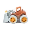 Children's beach toy straw beach bucket set can be loaded with sand digging tools to water flowers outdoor wheat straw toys. 5