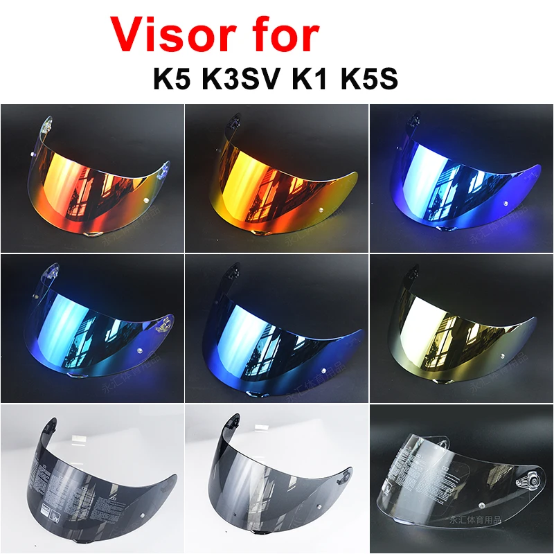 Visiera Per Casco K5 Per K3Sv K1 K5 K5S Protezione Solare Ad Alta Resistenza Capacete Parabrezza Maschera Di Protezione Uv Maschera Casque Casque
