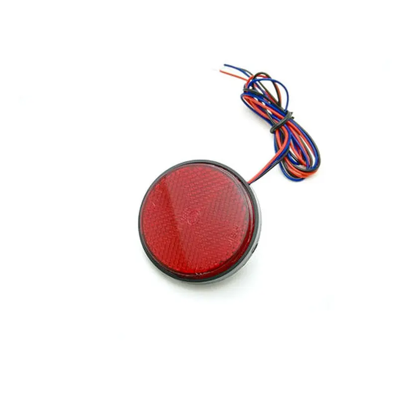 High-Performance Red LED Reflector Brake and Turn Signal Light for Motorcycles, Cars, and Trucks