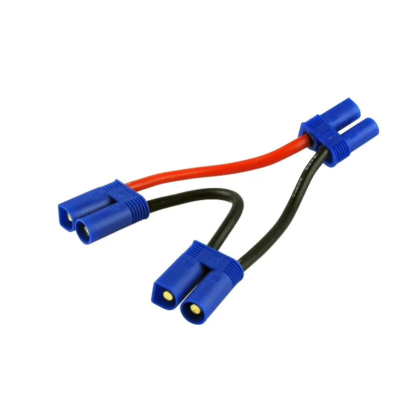 Deans EC3 EC5 JST XT60 TRX XT90S MPX Tamiya Serieller Parallelbatterie-Adapter-Anschluss mit 20/12/10awg-Drahtkabel für RC-Hobby – Detail 11