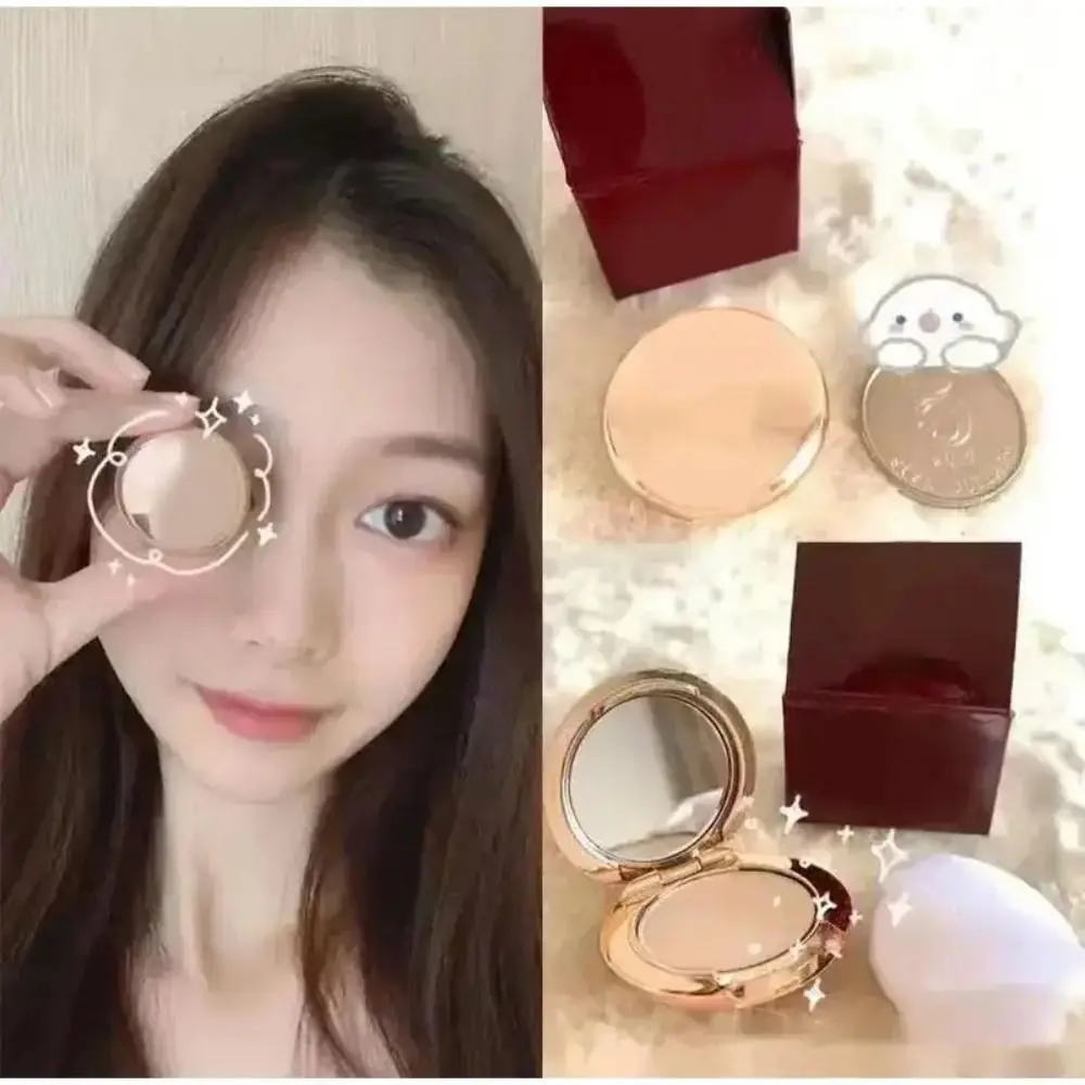 Mini Polvere A Lunga Durata In Polvere Per Il Controllo Dell'Olio Impeccabile Mini Polvere Per Il Trucco Naturale Illumina La Pelle Soffi In Polvere P