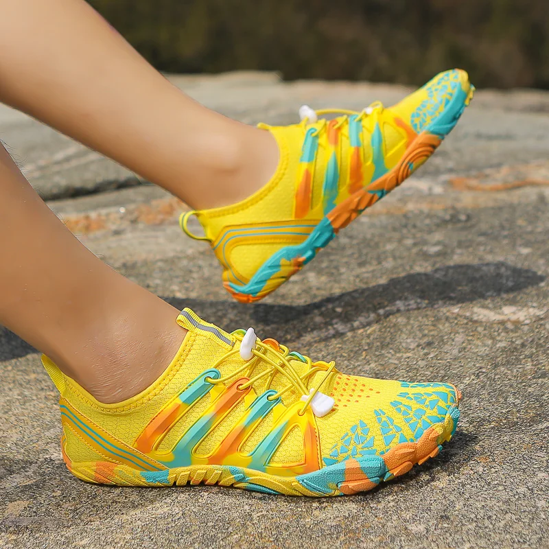 Men's Beach Swimming Shoes Women's Quick-drying Water Shoes Fitness Sports Sneaker Couple Wading Barefoot Color Aqua water shoes aqua shoes barefoot shoes