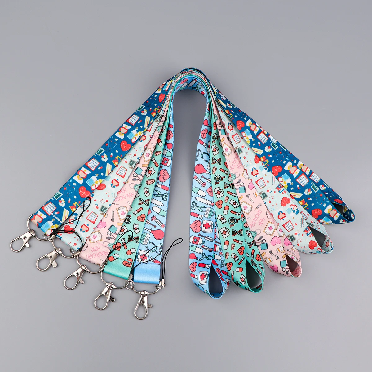 Professional Healthcare Lanyards for ID Badges & Key Holders - Anti-Lost Neck Straps