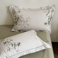 Nouvel ensemble de literie en coton égyptien 3 pièces, design imprimé de haute qualité, comprenant 1 housse de couette et 2 taies d'oreiller, doux, plusieurs tailles disponibles 5