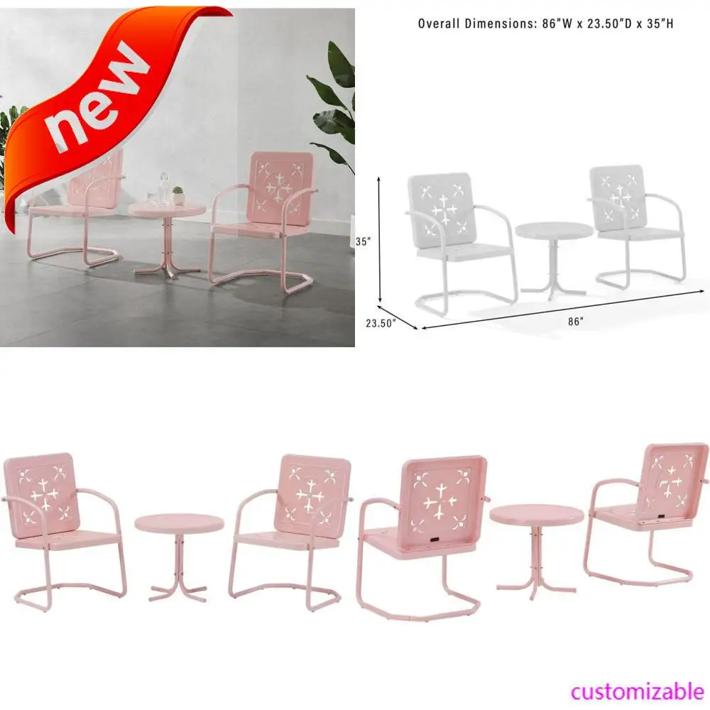 2025 Azalea Retro 3-Piece Patio Set by Crosley 1