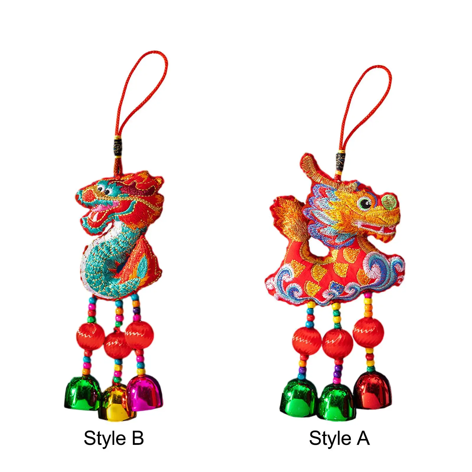 Festive Blessing Wind Chime Pendant Photo Props 2024 Dragon New Year Decoration for Living Room Entryway Home Bedroom Holidays Festive Blessing Wind Chime Pendant Photo Props 2024 Dragon New Year Decoration for Living Room Entryway Home Bedroom Holidays