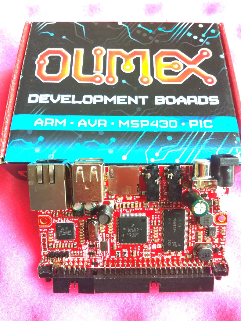 

Пятно IMX233-OLINUXINO-MAXI + I LINUX SBC FREESCALE макетная плата-winder