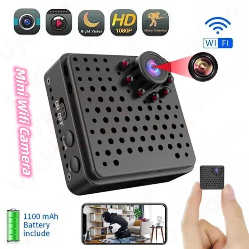 Mini Wifi Camera 1080P HD Night Vision Wireless Webcam Smart Home ...