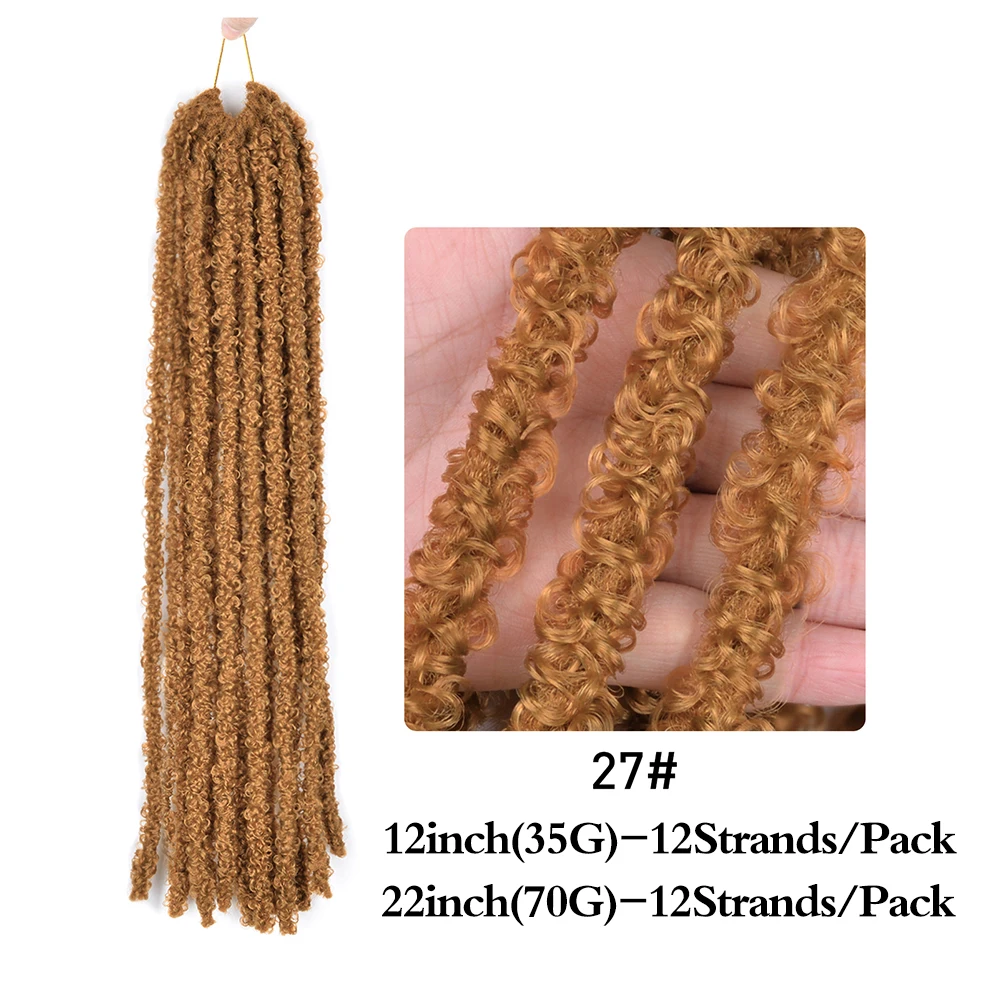 Butterfly Locs Crochet Hair Extensions Locks Braid Synthetic Hair 11