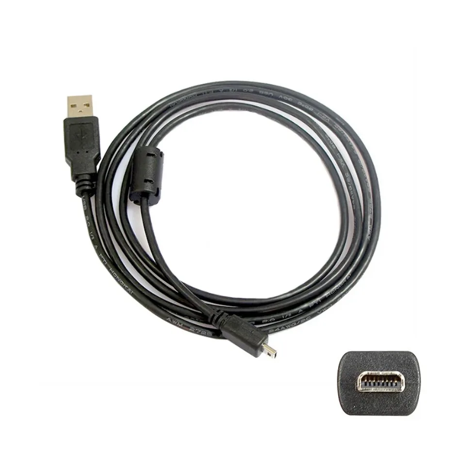 유니버설 UC-E6 디지털 카메라 USB 데이터 케이블 미니 8핀 니콘 쿨픽스 후지 파나소닉 올림푸스 용 1M 1.5M