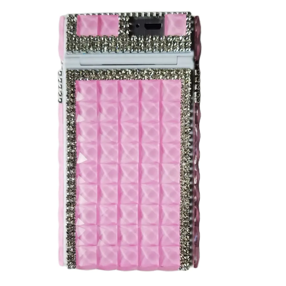 Glitzer-Zigarettenetui Mit Strass – Elegant & Praktisch Für Unterwegs