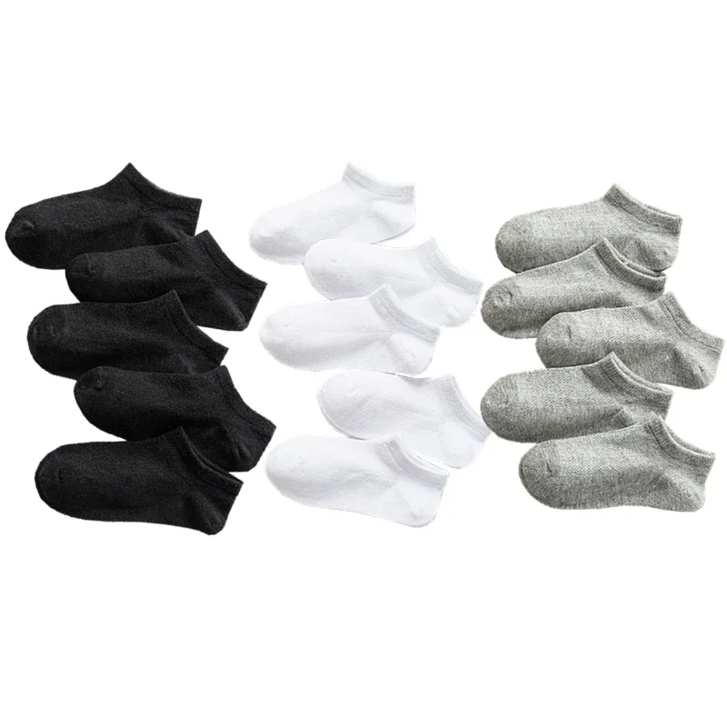 bisoo Calzini Antiscivolo Bambina - Set di 5 Paia di Calze per Bambine da 1 a 2 anni (Misura EU 21-24) - Cotone Certificato Oeko-Tex - Bambina