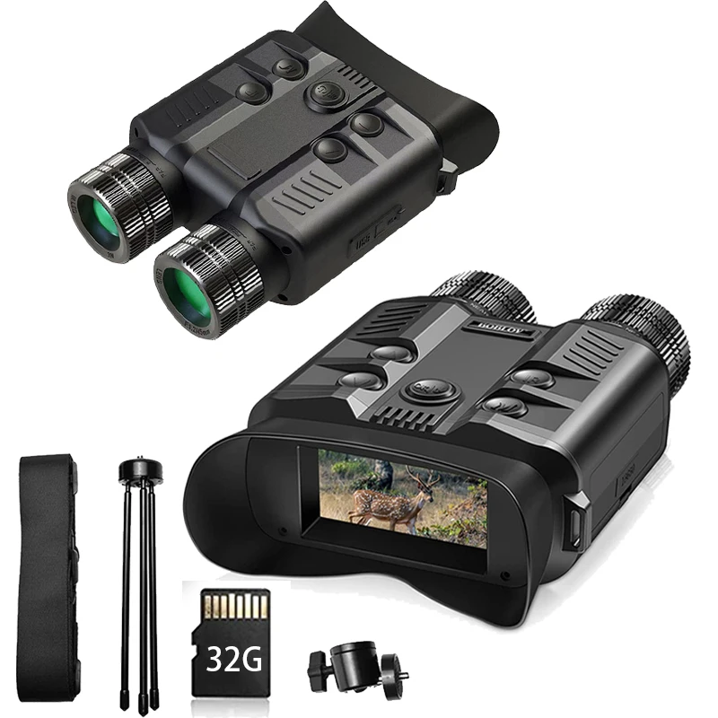 

Night Vision Binoculars Device 1080P HD 850nm Infrared 5X Digital Zoom Telescope Goggles Outdoor Hunting Camping Full Dark 300m