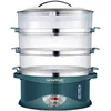 Home intelligent electric steamer  Multifunctional Electric Steamer Stainless Steel Oval Electric Cooker 220V 5