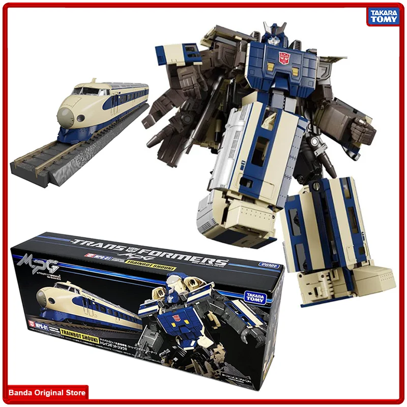100% In Magazzino Original Takara Tomy Transformers Capolavoro Group Mpg-01 Trainbot Shouki Raiden Combiner Toys Action Figures