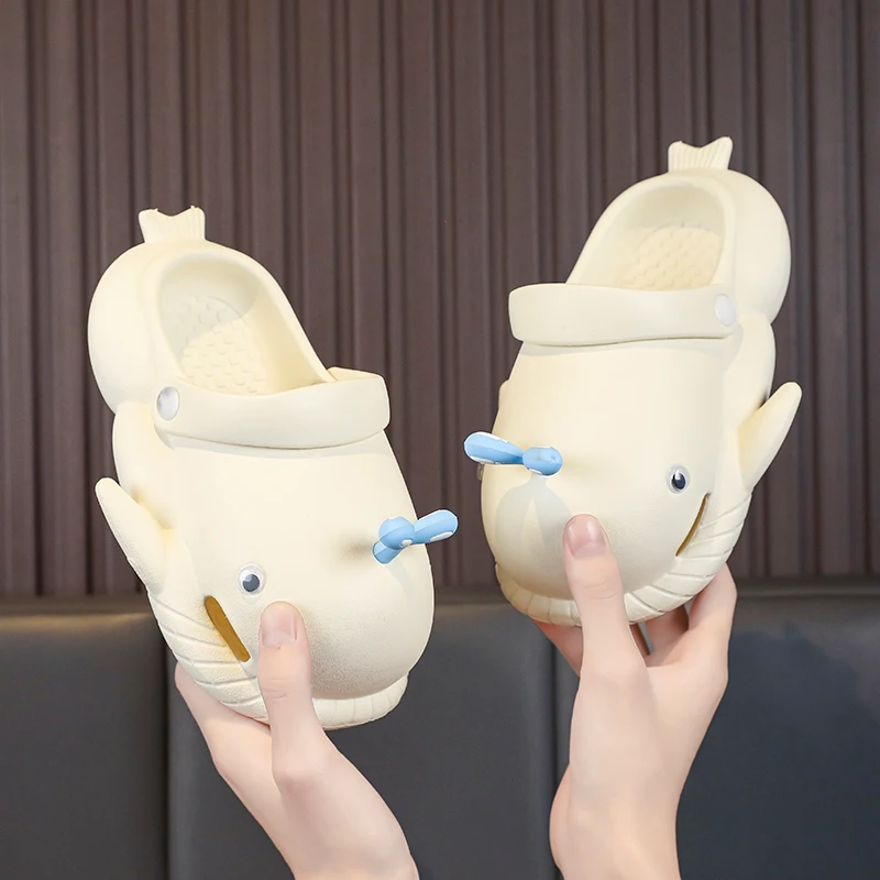 Cartoon Children Kids Baby Boys Girls Mules Clogs Summer Garden Beach Slippers Sandals Cave Hole Baby Anti-slip Shoes