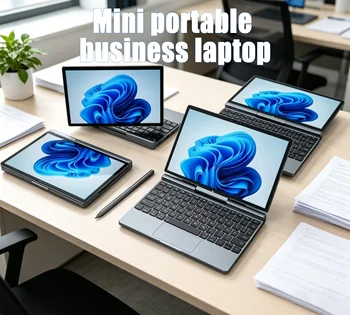 12Inch 2in1 Touch Laptop Win11 Ultra Slim Portable N100 16GB 512GB SSD Fast Charge WiFi BT Student Business Office Mini Notebook 1