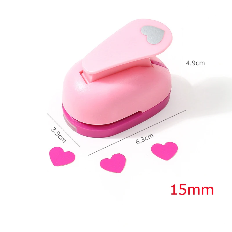 Paper Punch 5/8'' 1.5cm Flower Furador diy Paper Cut Eva Foam Maker Puncher Scrapbooking Labor Saving Kid Hole Punch
