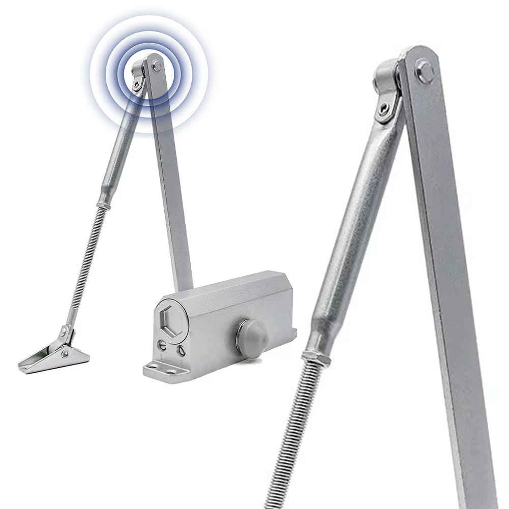 Spring er Door Closer Metal Mute Closing Door Tool Versatile Fireproofing Closer for Residential Commercial Use