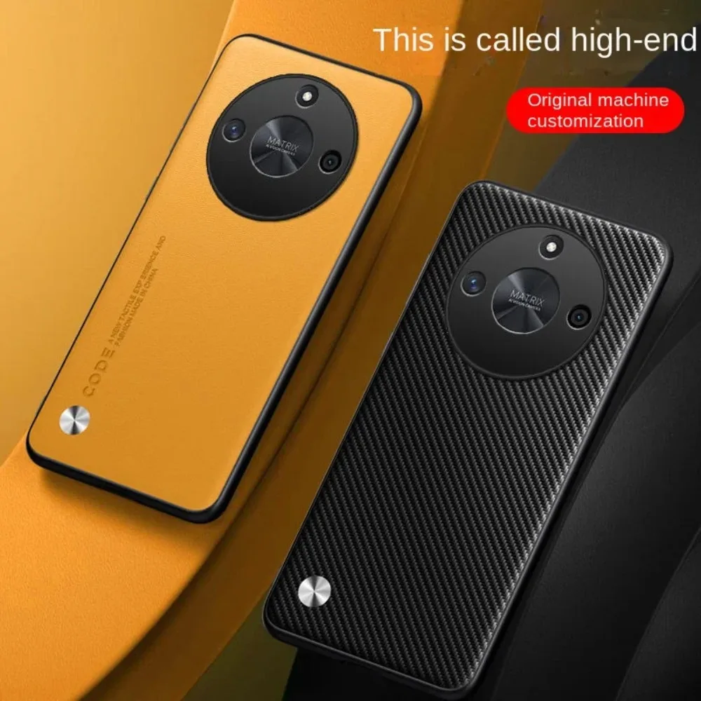 Leather Shockproof Case with Slim Texture Design