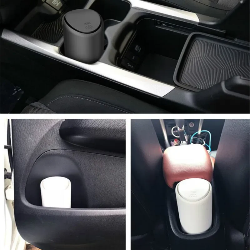 Car Trash Can Silicone Car Trash Can Creative Fashion Convenient Mini Storage Box Detachable Washable