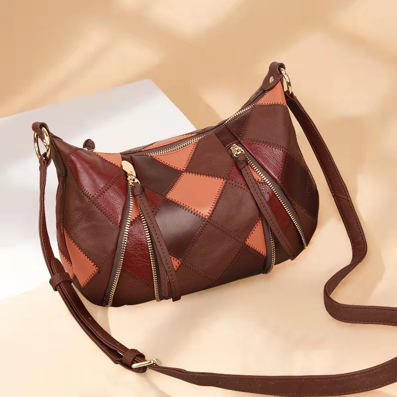 Women's Shoulder Bag Large Capacity Leather Crossbody Bag Luxury Brand Fashion Cowhide Designer Crossbody Bag New