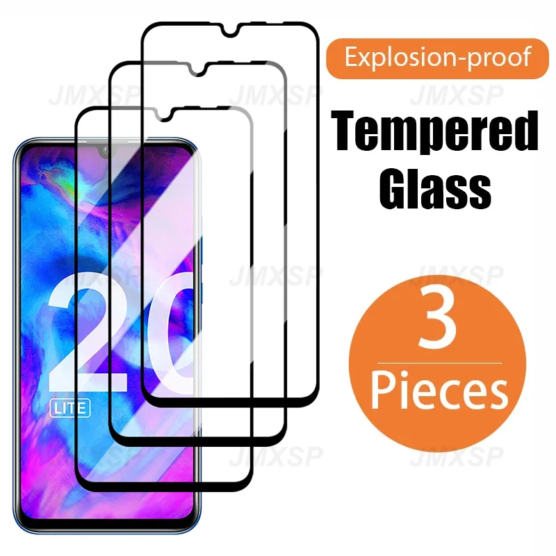 

3Pcs Protective Glass For Honor 30 20 10 Lite 30S 30i Tempered Glass on For Honor 30 20 V30 X10 Pro V20 V10 10i 9i 20E 20i Glass